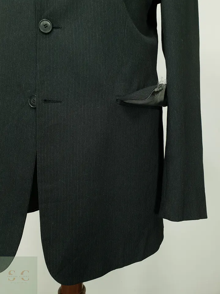Blazer de Raya Diplomática de Tres Botones s.Oliver Talla L 3