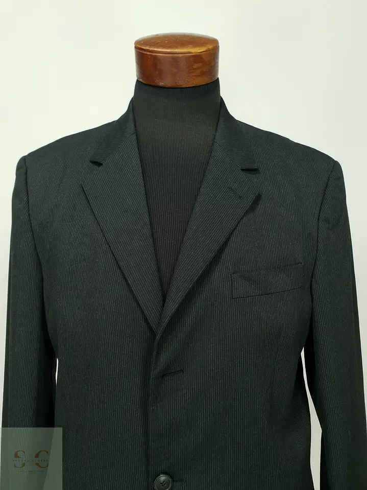 Blazer de Raya Diplomática de Tres Botones s.Oliver Talla L 4