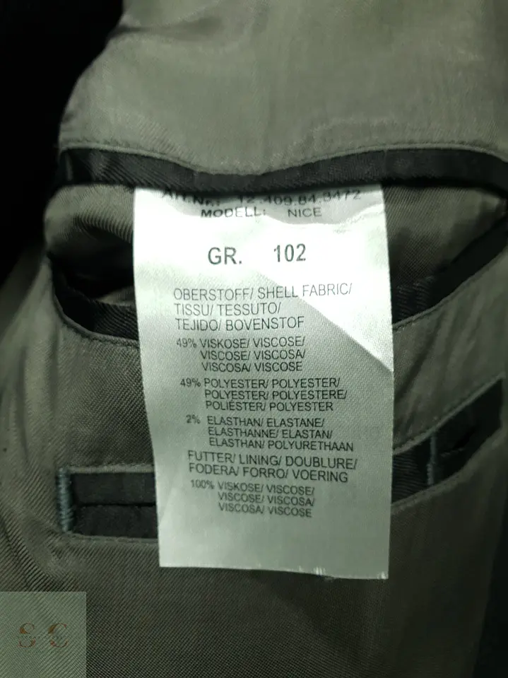Blazer de Raya Diplomática de Tres Botones s.Oliver Talla L 6