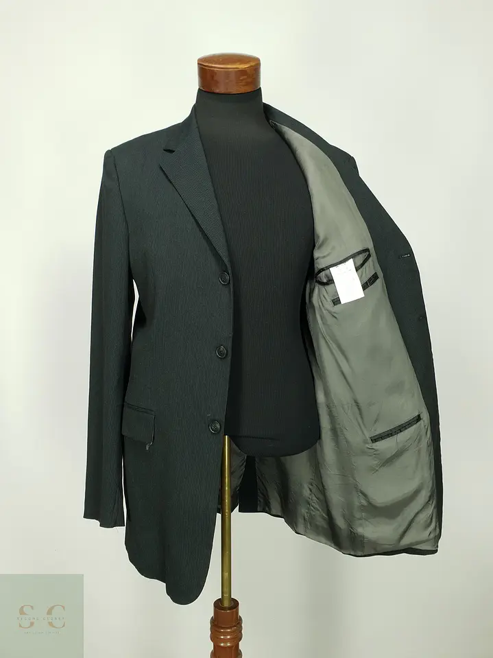 Blazer de Raya Diplomática de Tres Botones s.Oliver Talla L 8