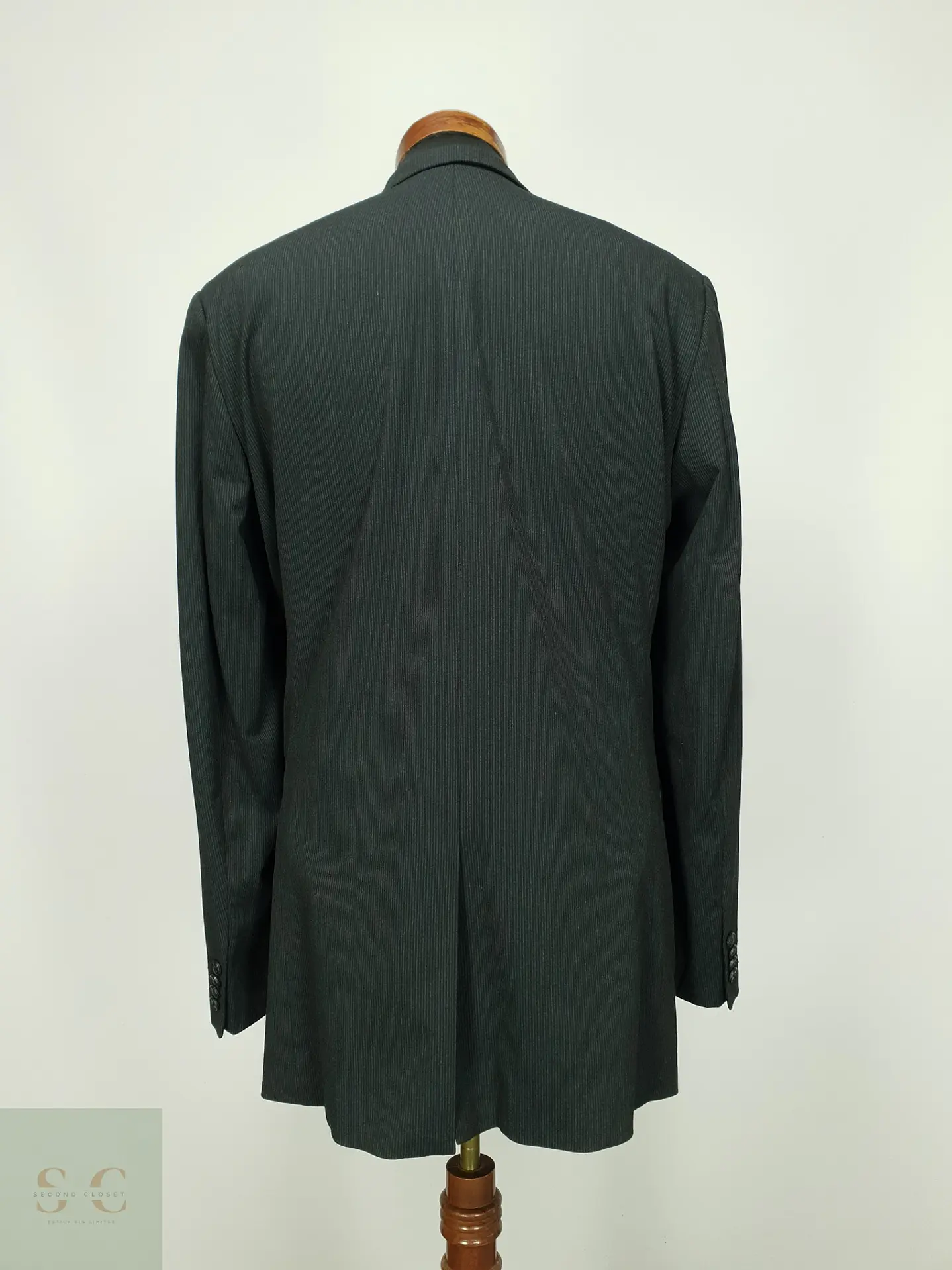 Blazer de Raya Diplomática de Tres Botones s.Oliver Talla L 9