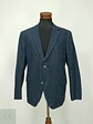 Blazer Sastre en Tweed Jaspeado Azul Commander Talla XL/XXL - Miniatura 2