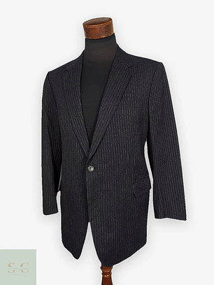 Blazer Clásico de Lana Virgen Burberrys Talla M