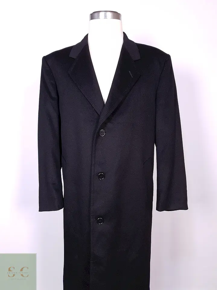 Abrigo Largo Sastre de Lana Superfina y Cashmere Hamilton & Hayes Talla XL/XXL 3
