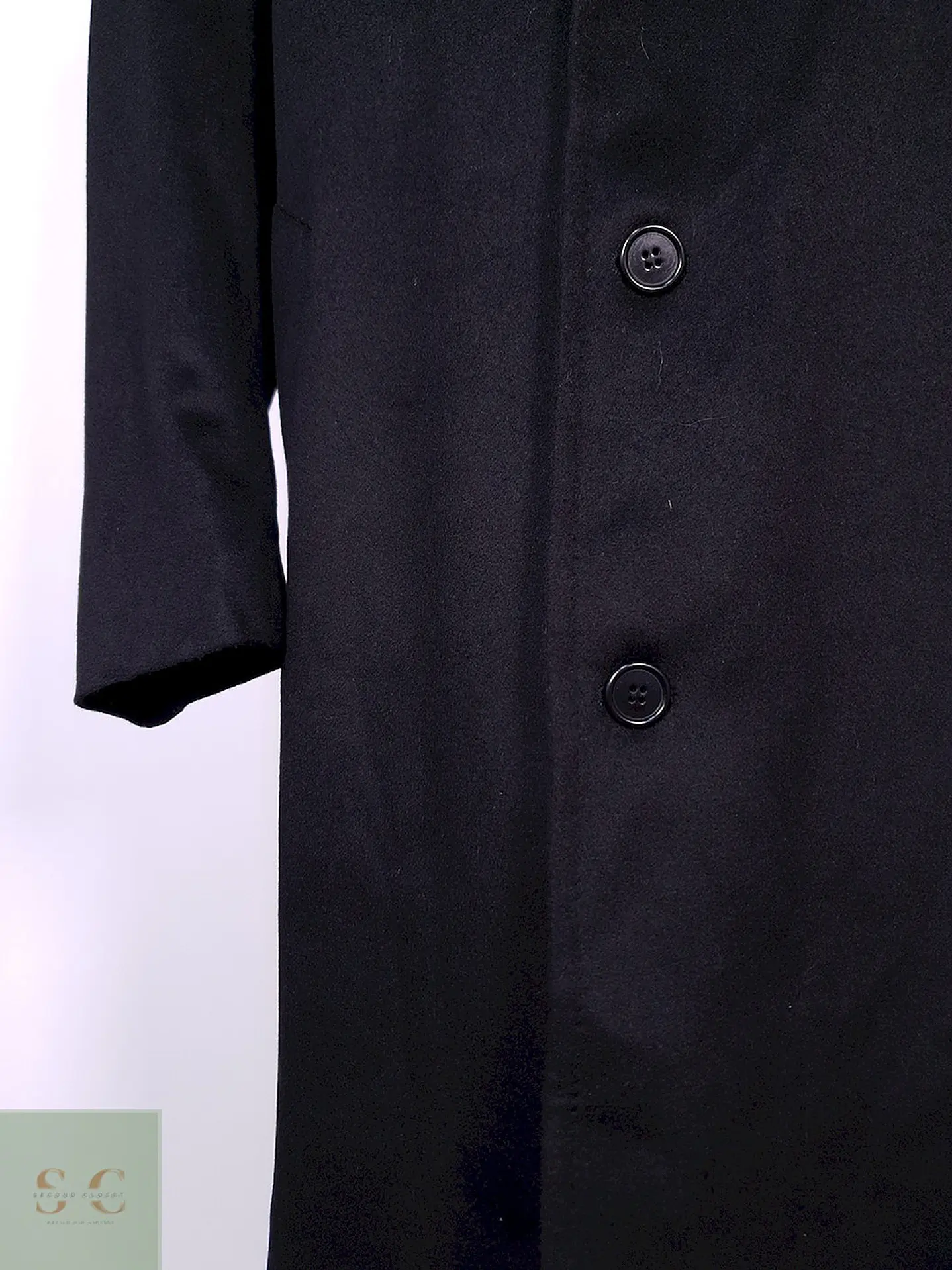 Abrigo Largo Sastre de Lana Superfina y Cashmere Hamilton & Hayes Talla XL/XXL 4