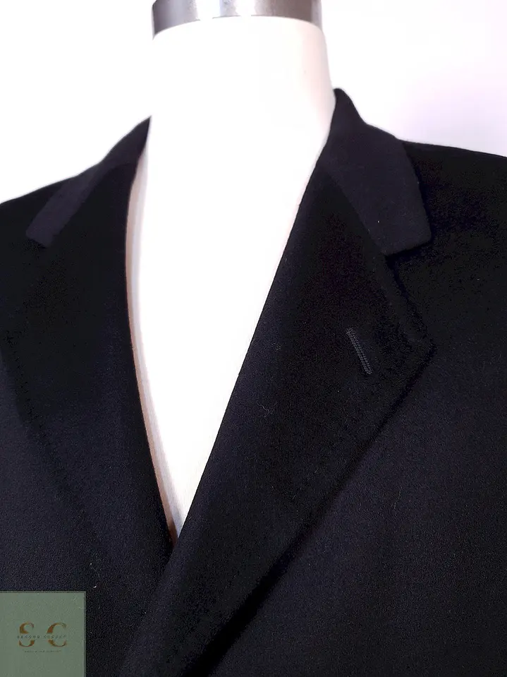 Abrigo Largo Sastre de Lana Superfina y Cashmere Hamilton & Hayes Talla XL/XXL 7