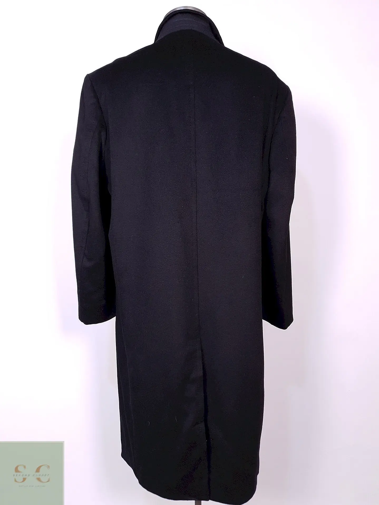 Abrigo Largo Sastre de Lana Superfina y Cashmere Hamilton & Hayes Talla XL/XXL 16