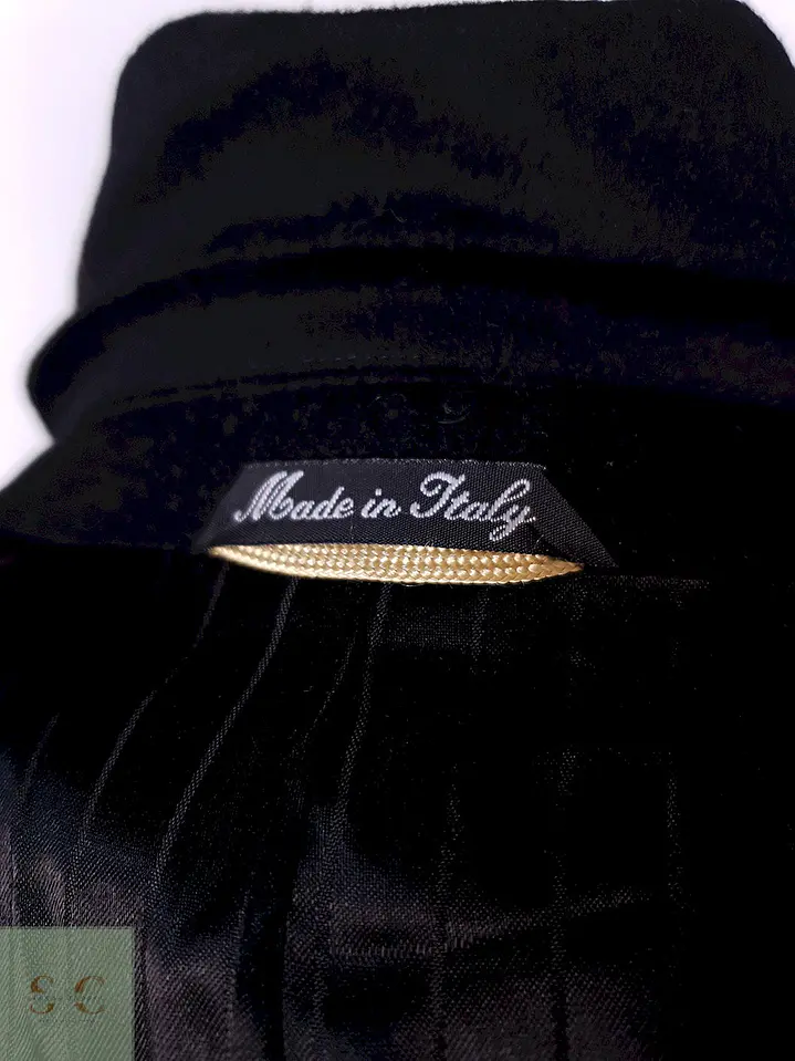 Abrigo Largo Sastre de Lana Superfina y Cashmere Hamilton & Hayes Talla XL/XXL 18