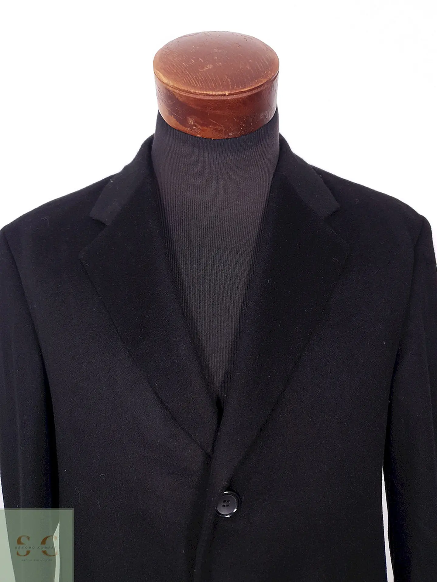 Abrigo Largo de Paño con Cashmere John Alexander Talla ML 4