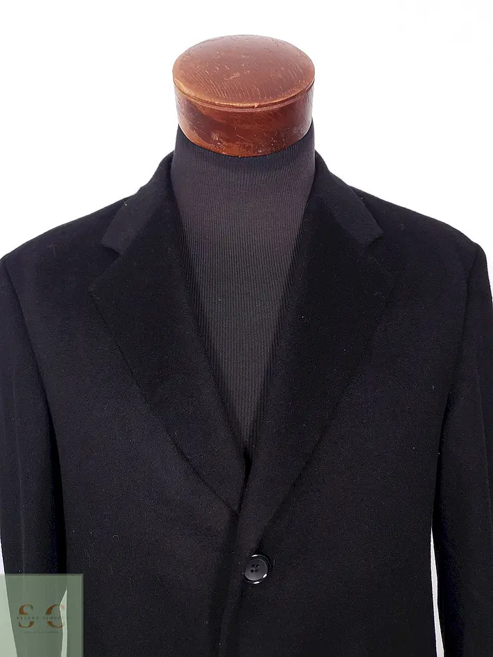 Abrigo Largo de Paño con Cashmere John Alexander Talla ML 4
