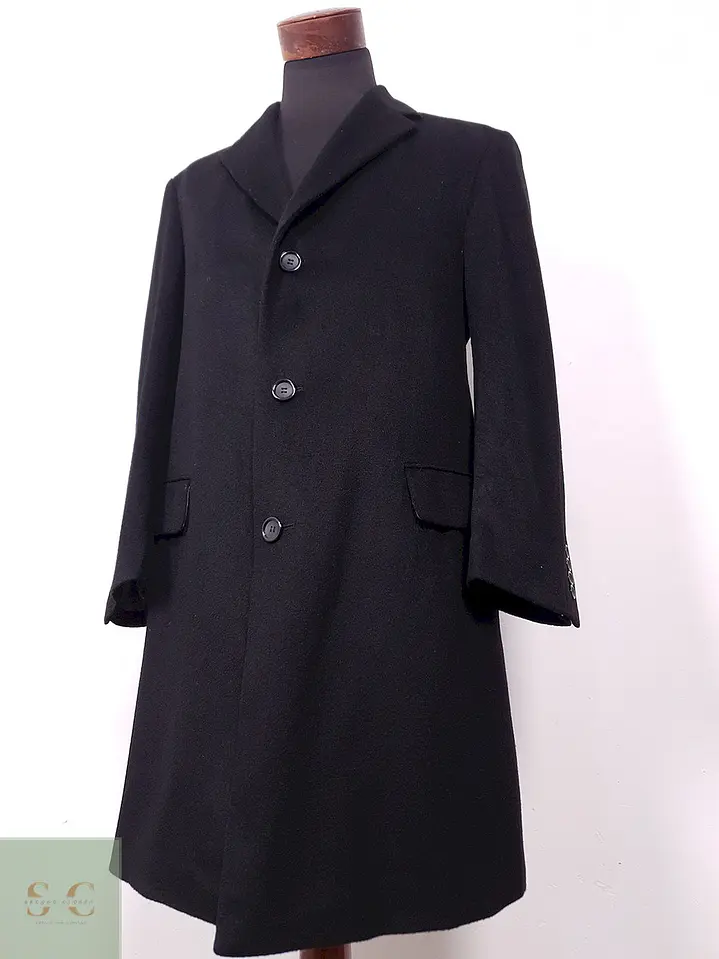 Abrigo Largo de Paño con Cashmere John Alexander Talla ML 5