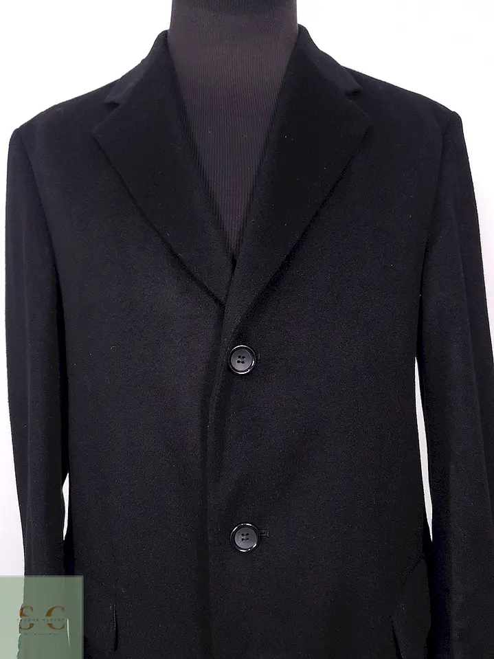 Abrigo Largo de Paño con Cashmere John Alexander Talla ML 9