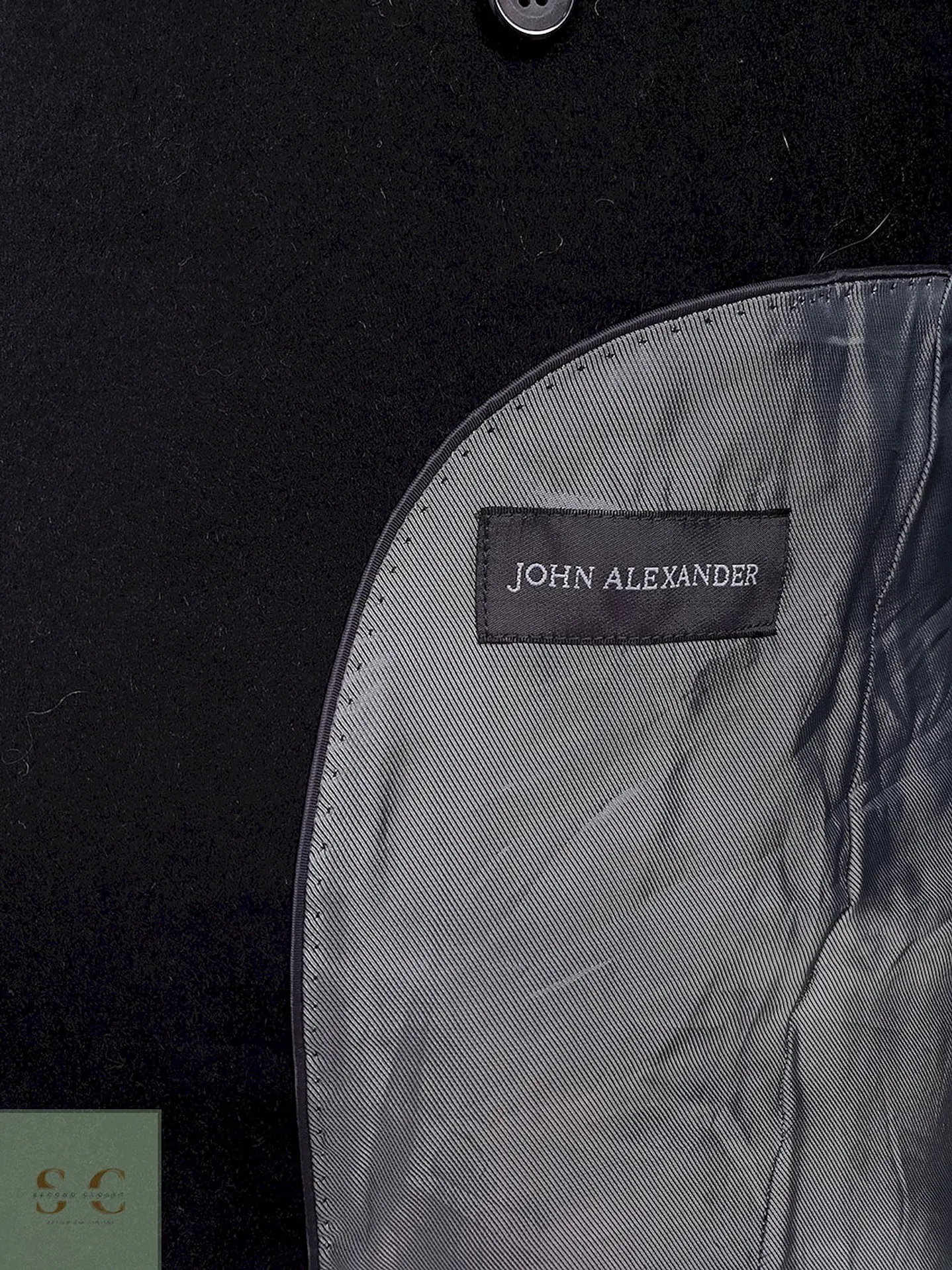 Abrigo Largo de Paño con Cashmere John Alexander Talla ML 11