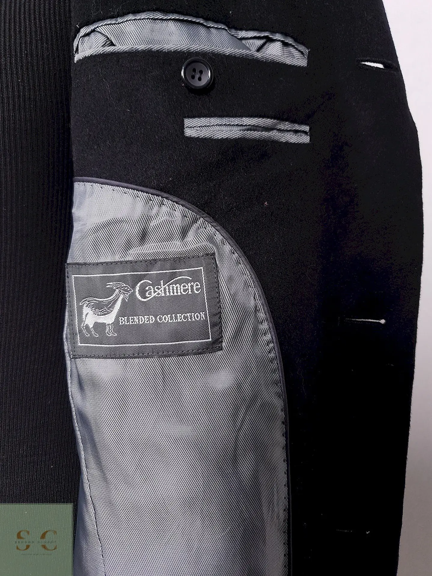 Abrigo Largo de Paño con Cashmere John Alexander Talla ML 16