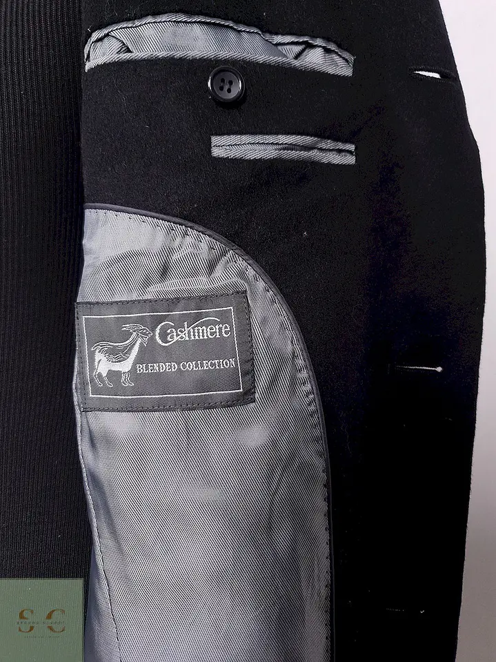 Abrigo Largo de Paño con Cashmere John Alexander Talla ML 16