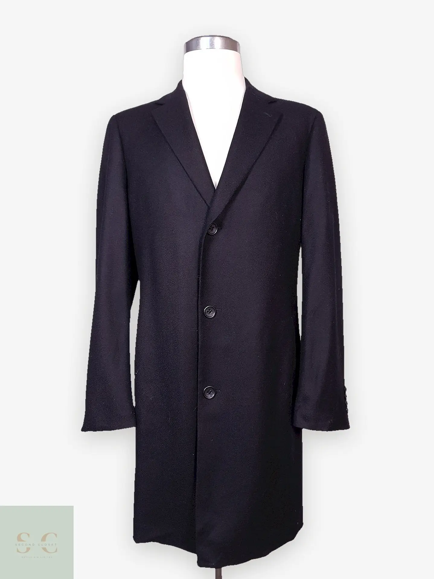 Abrigo Largo Sartorial de Lana Nordstrom Talla L 1