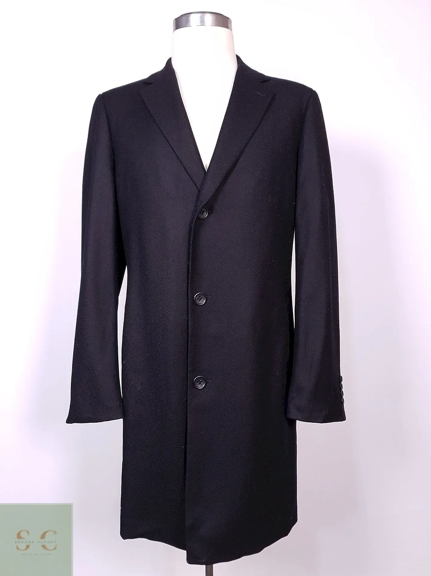 Abrigo Largo Sartorial de Lana Nordstrom Talla L 2
