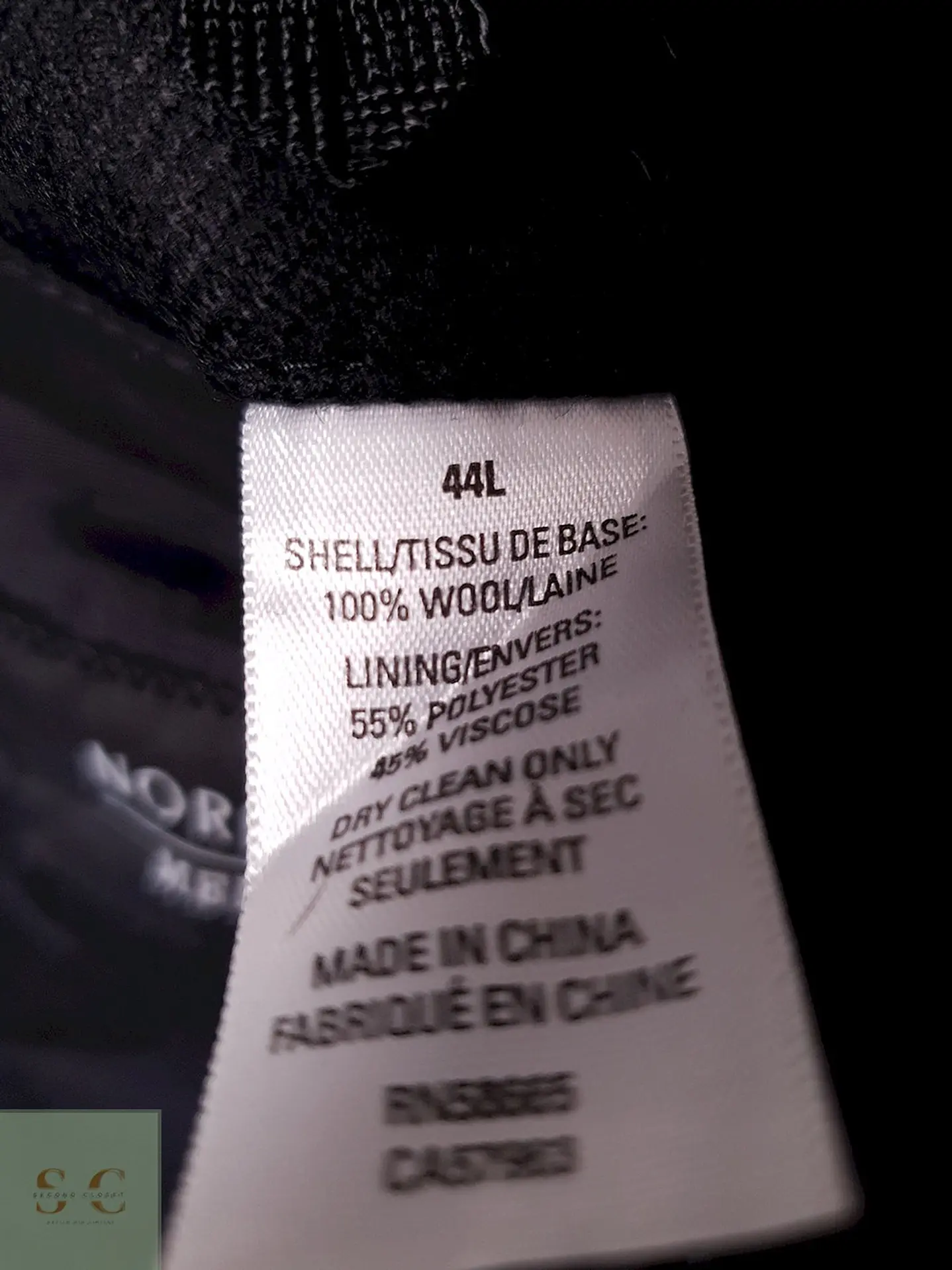 Abrigo Largo Sartorial de Lana Nordstrom Talla L 12