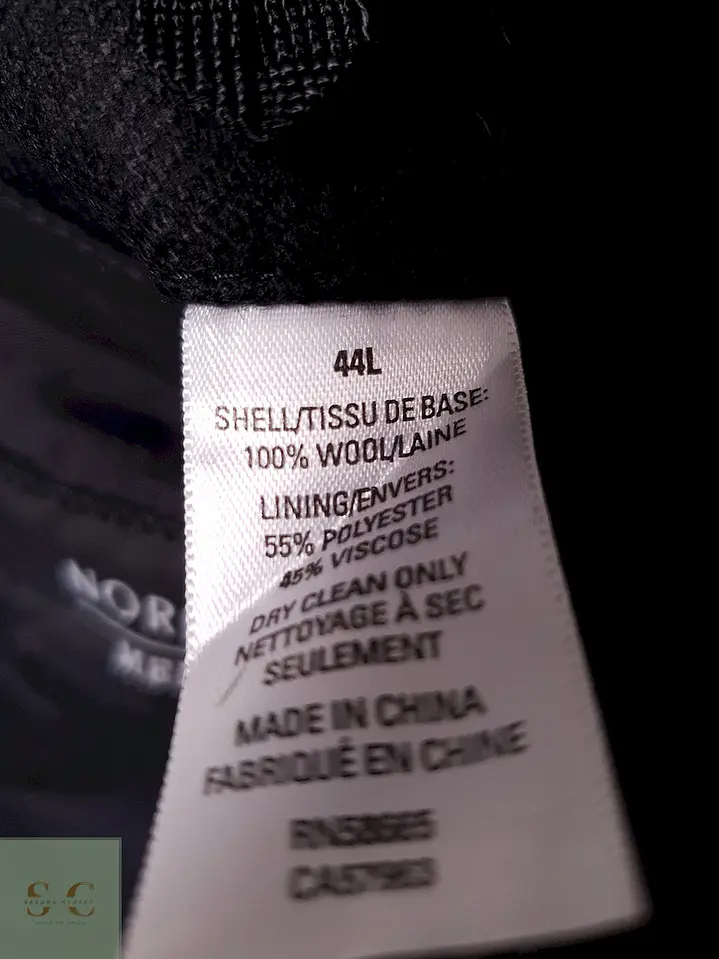 Abrigo Largo Sartorial de Lana Nordstrom Talla L 12