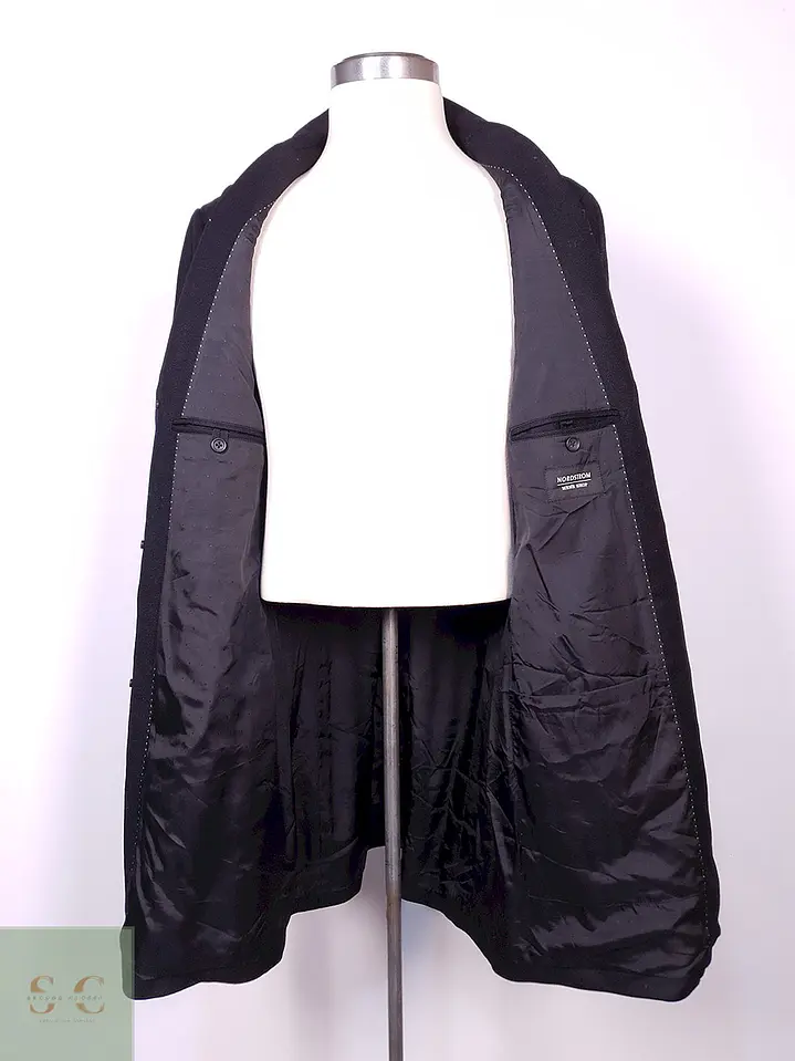 Abrigo Largo Sartorial de Lana Nordstrom Talla L 15