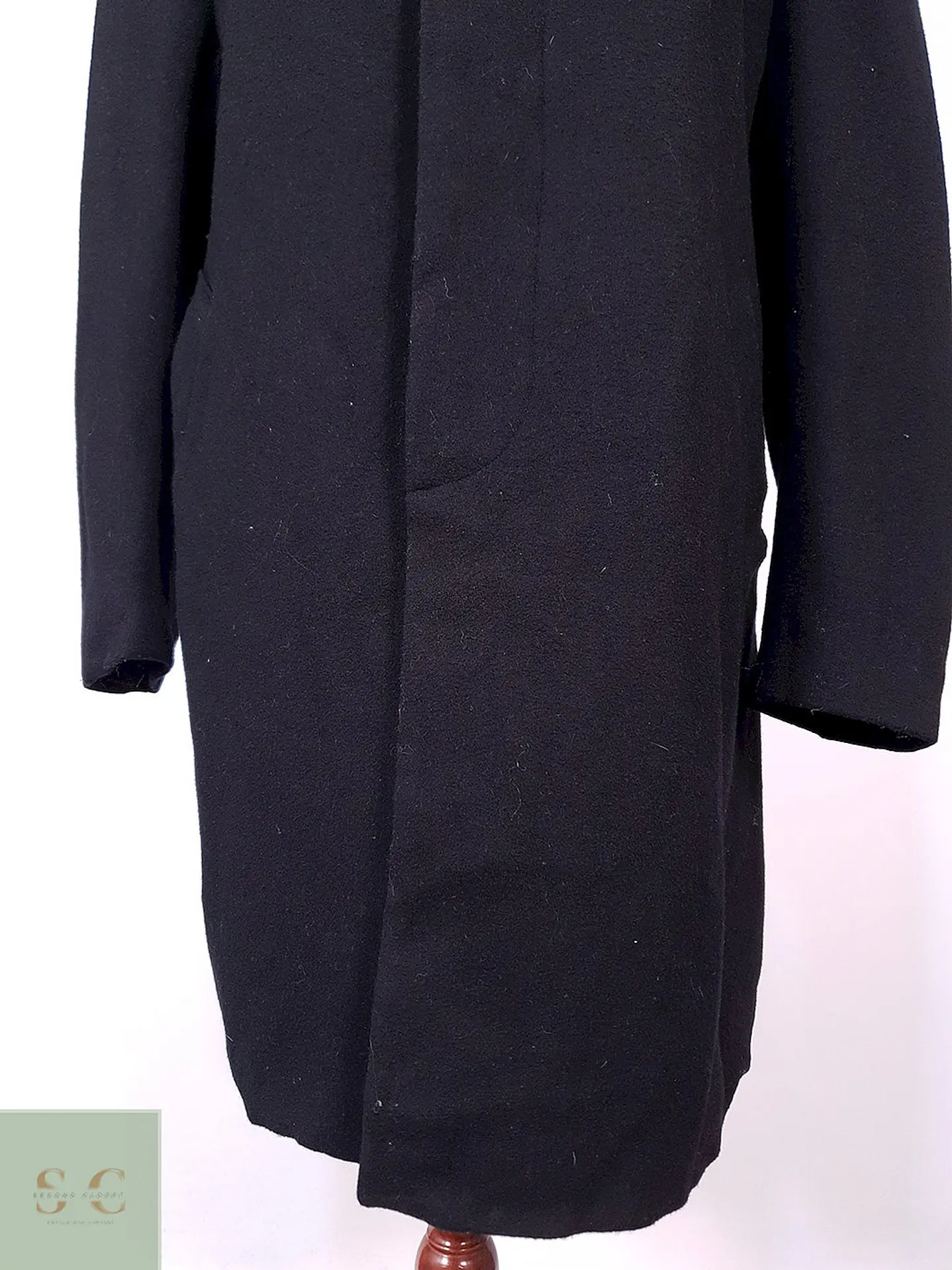 Abrigo Clásico de Paño con Cierre Oculto Jos. A. Bank Talla XL/XXL 11