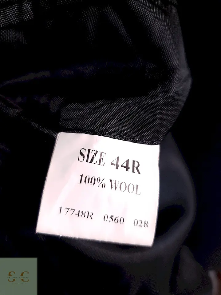 Abrigo Clásico de Paño con Cierre Oculto Jos. A. Bank Talla XL/XXL 14