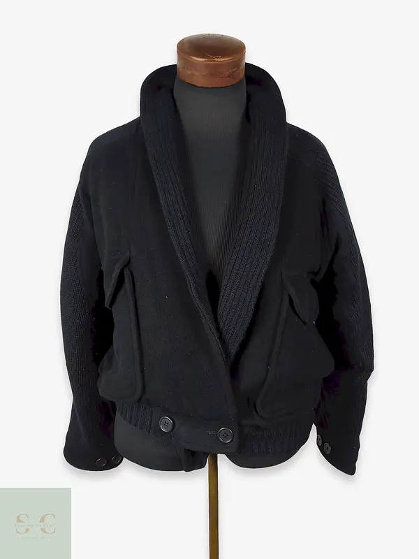 Chaqueta Corta en Punto de Lana Estructurado Vestopia Talla XXL