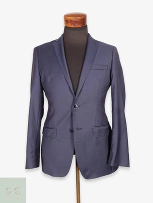 Blazer Clásico Azul de Lana Virgen Roy Robson Talla S