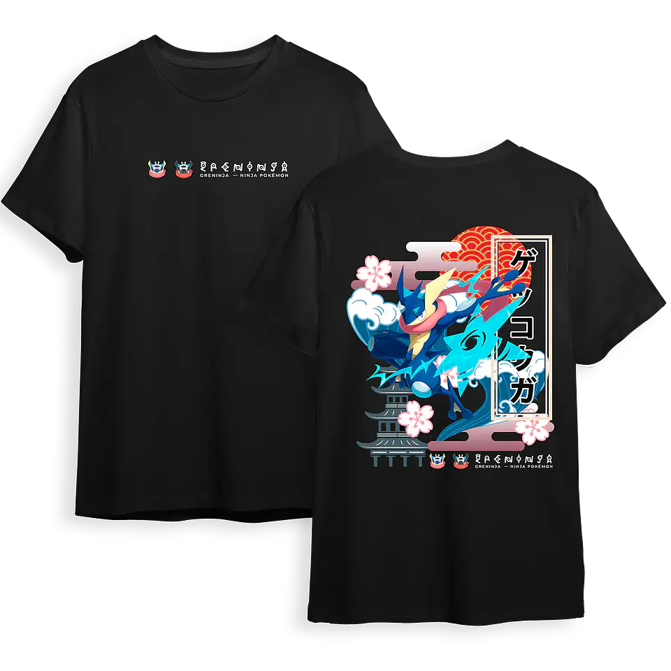 Poleras Pokémon: Greninja  — Ninja Pokémon 2
