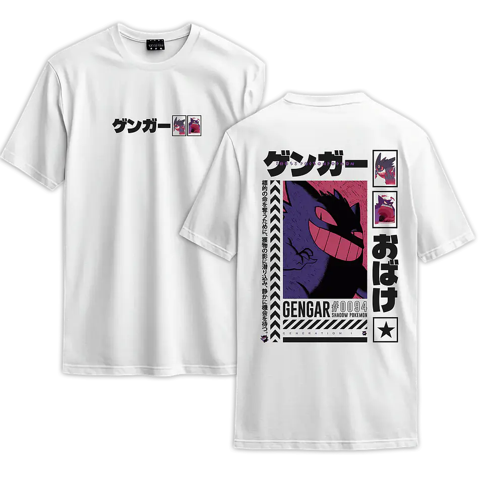 Poleras Pokémon: Gengar  — Shadow Pokémon 1