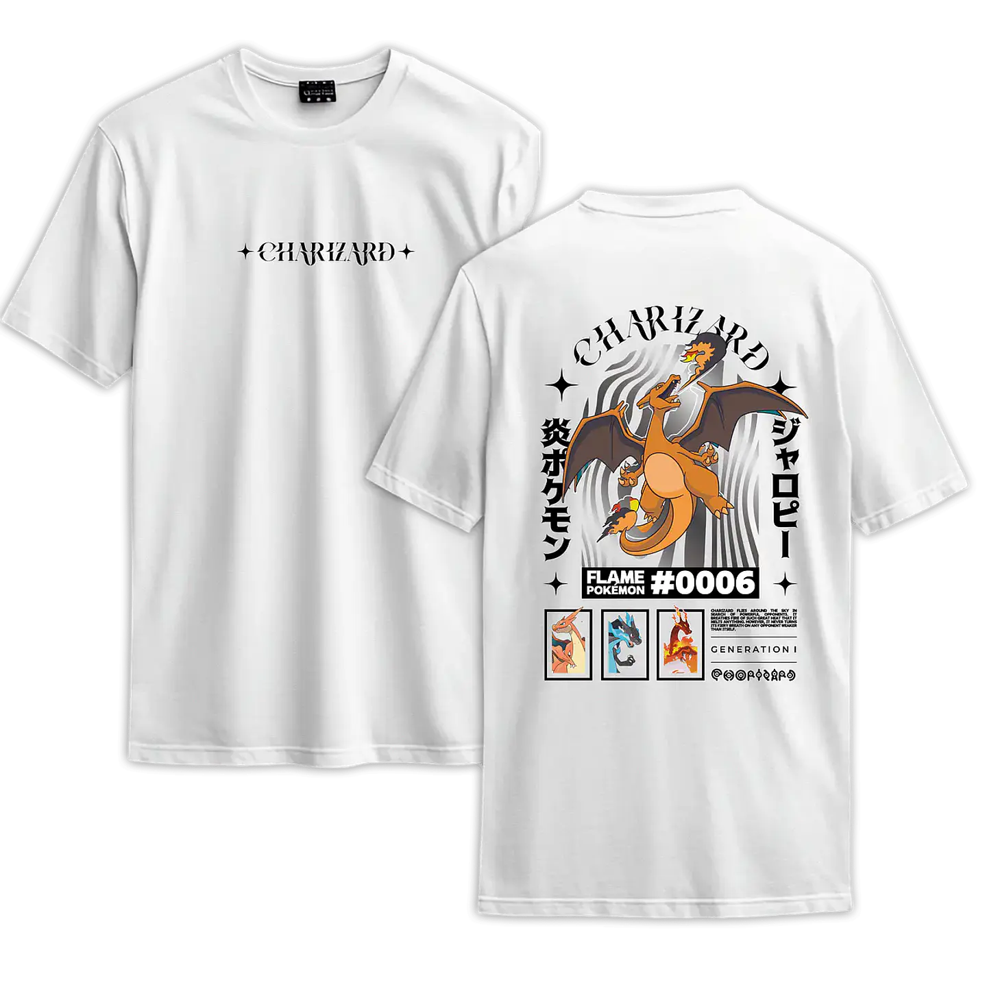 Poleras Pokémon: Charizard  — Flame Pokémon 1