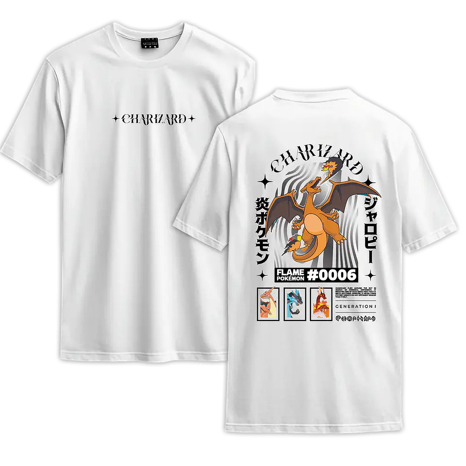 Poleras Pokémon: Charizard  — Flame Pokémon 1