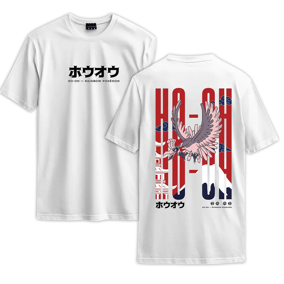 Poleras Pokémon: Ho-Oh — Rainbow Pokémon 1