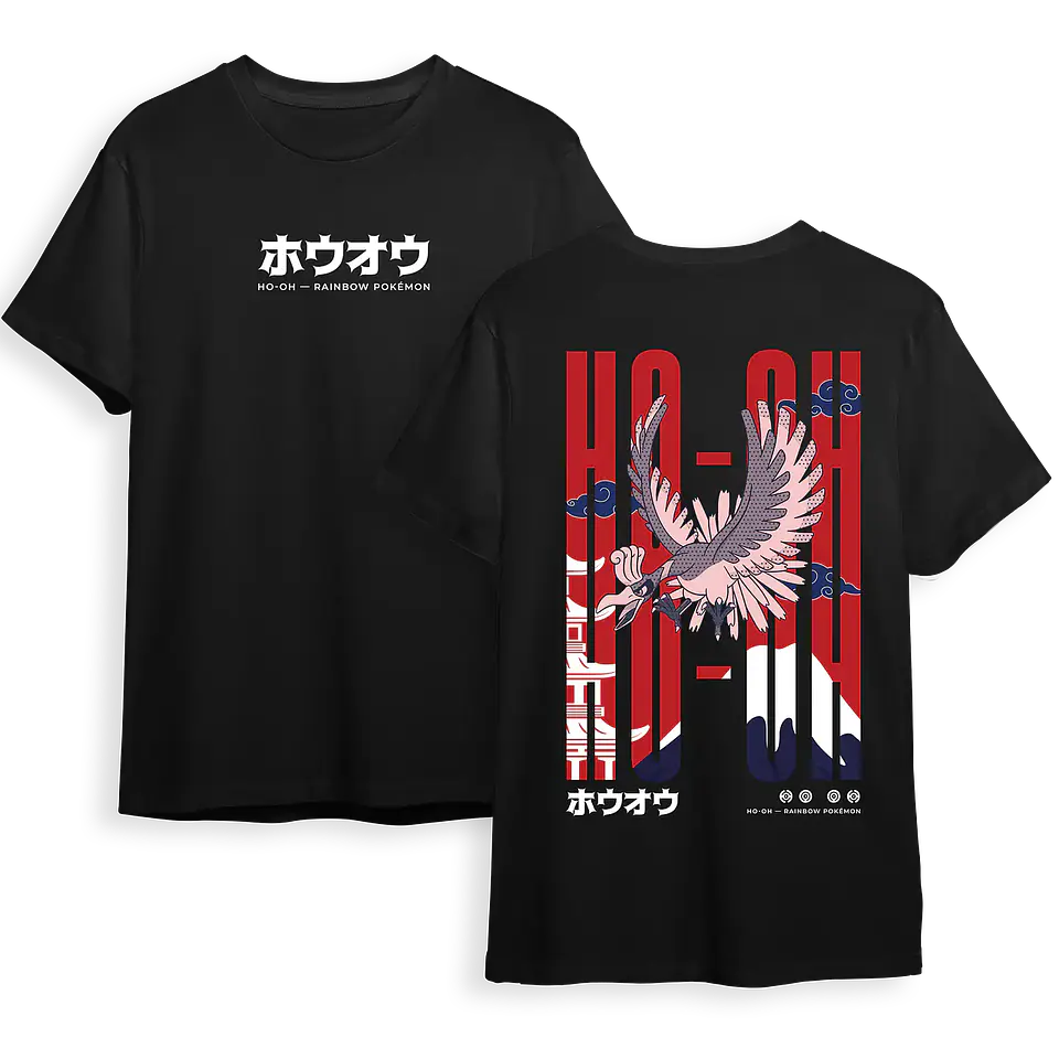 Poleras Pokémon: Ho-Oh — Rainbow Pokémon 2