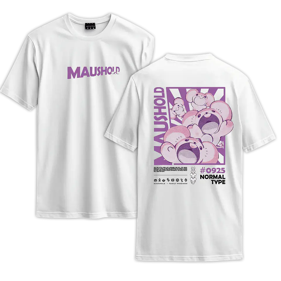 Poleras Pokémon: Maushold  — Family Pokémon 1