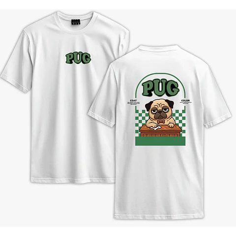 Polera Pug: Especial Perros