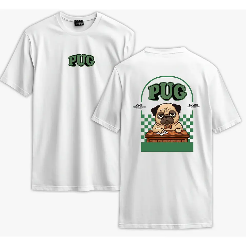Polera Pug: Especial Perros 1