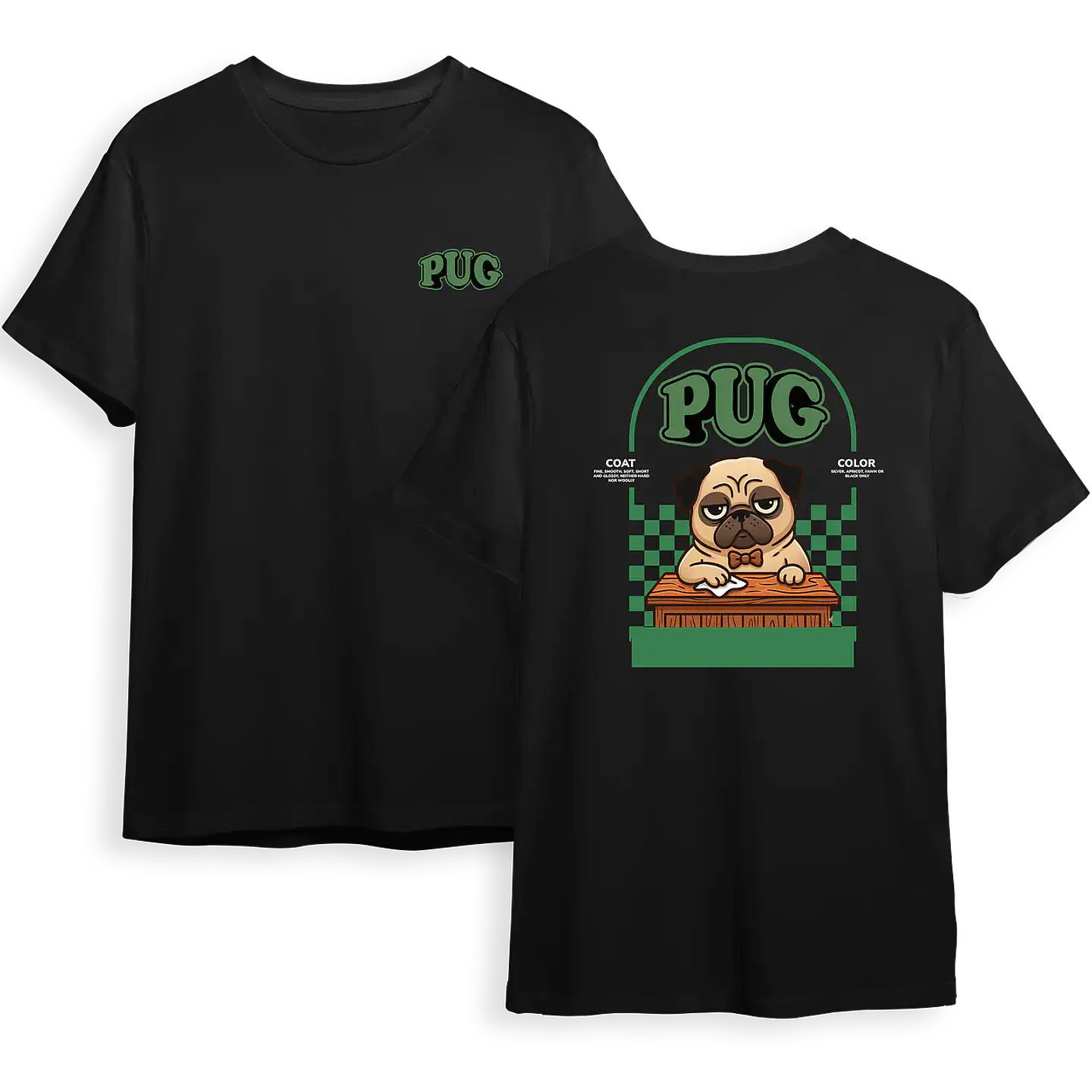 Polera Pug: Especial Perros 2