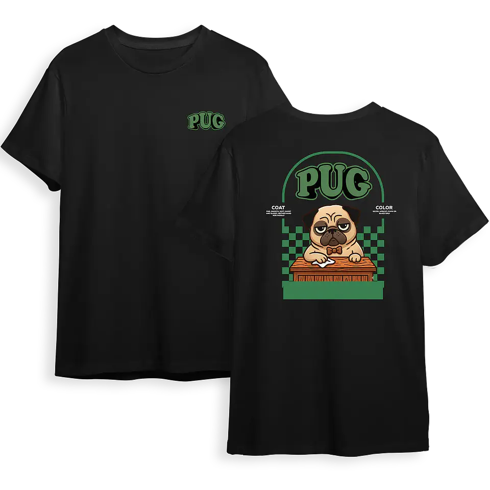 Polera Pug: Especial Perros 2