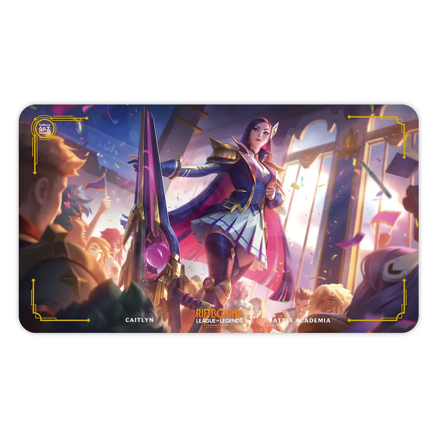 Playmat League of Legends: Caitlyn Battle Academia  1