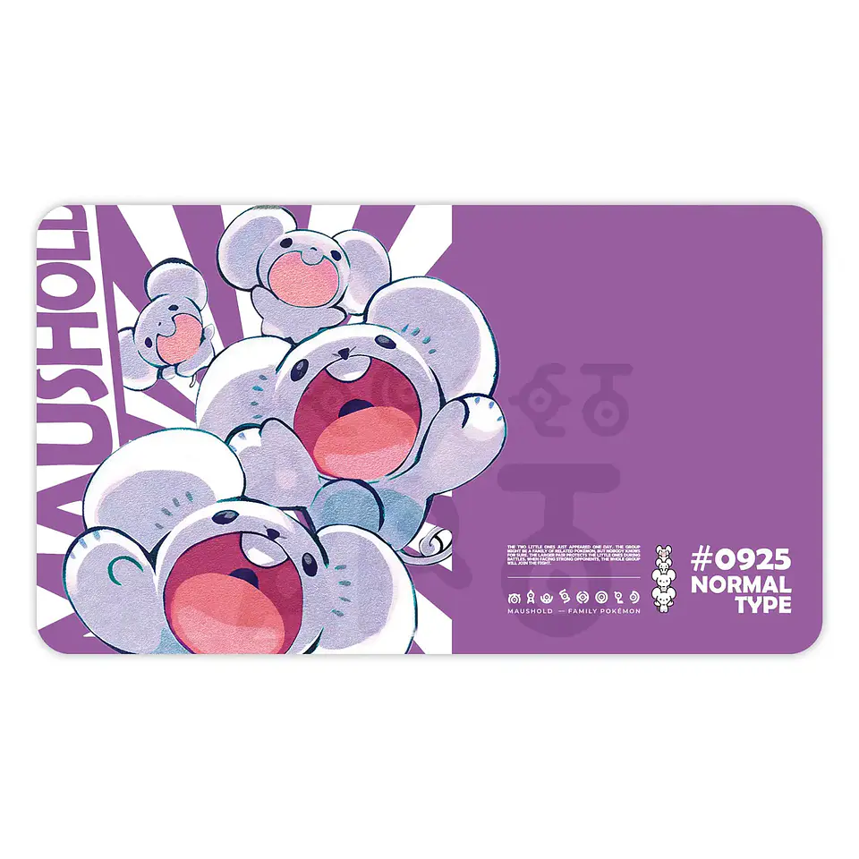 Playmat Pokémon: ''Maushold''  1