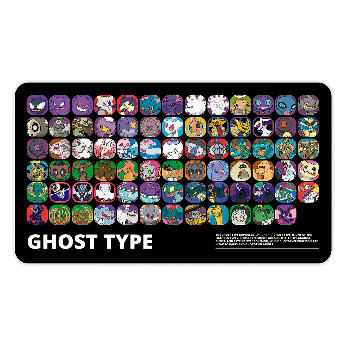 Playmat Pokémon:  ''Ghost Type''   1
