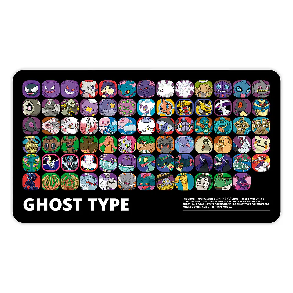 Playmat Pokémon:  ''Ghost Type''   1