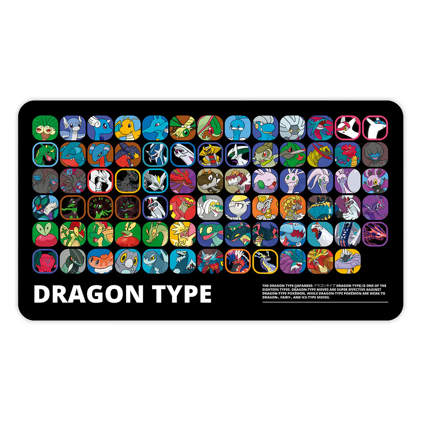 Playmat Pokémon: ''Dragon Type'' 1