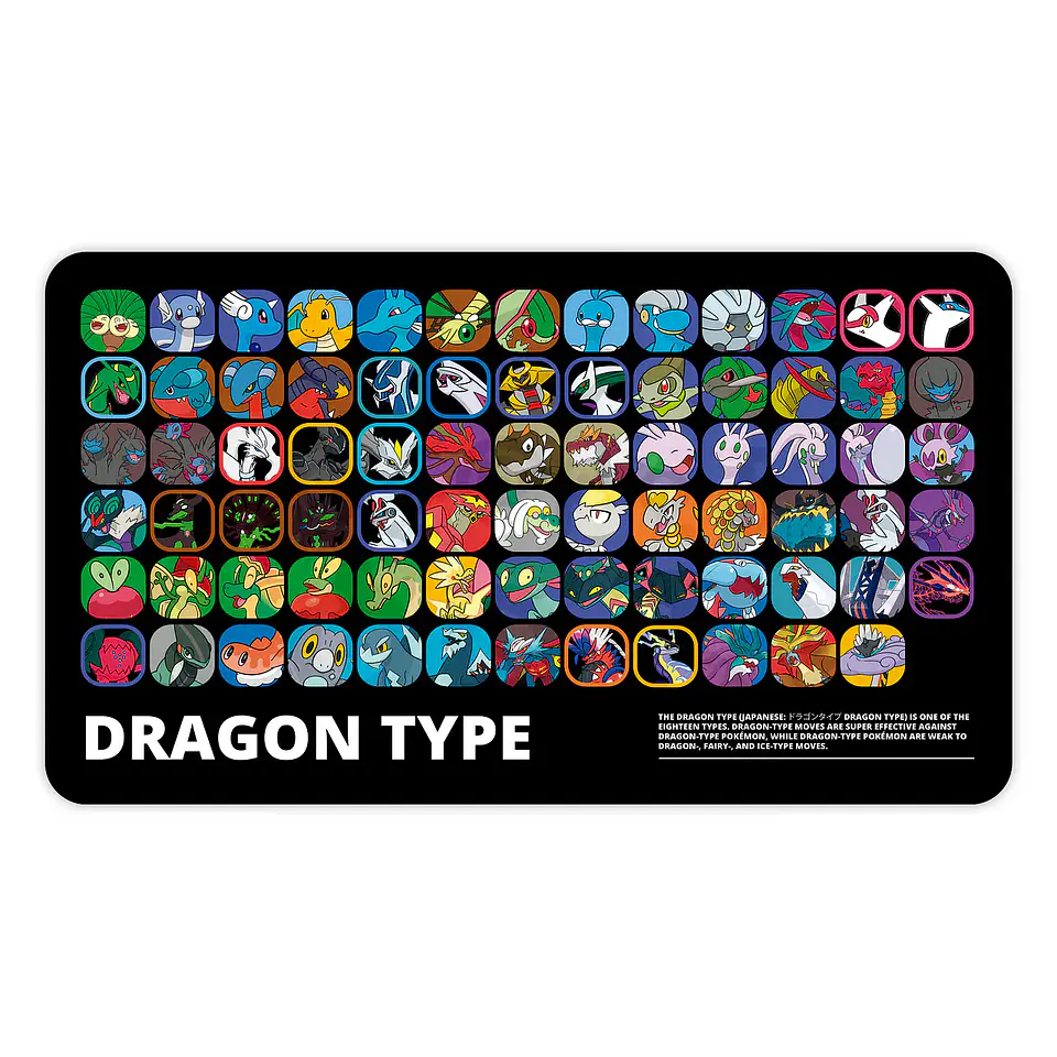 Playmat Pokémon: ''Dragon Type'' 1
