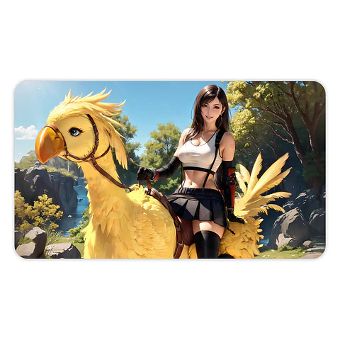 Playmat Final Fantasy: ''Tifa & Chocobo'' 
