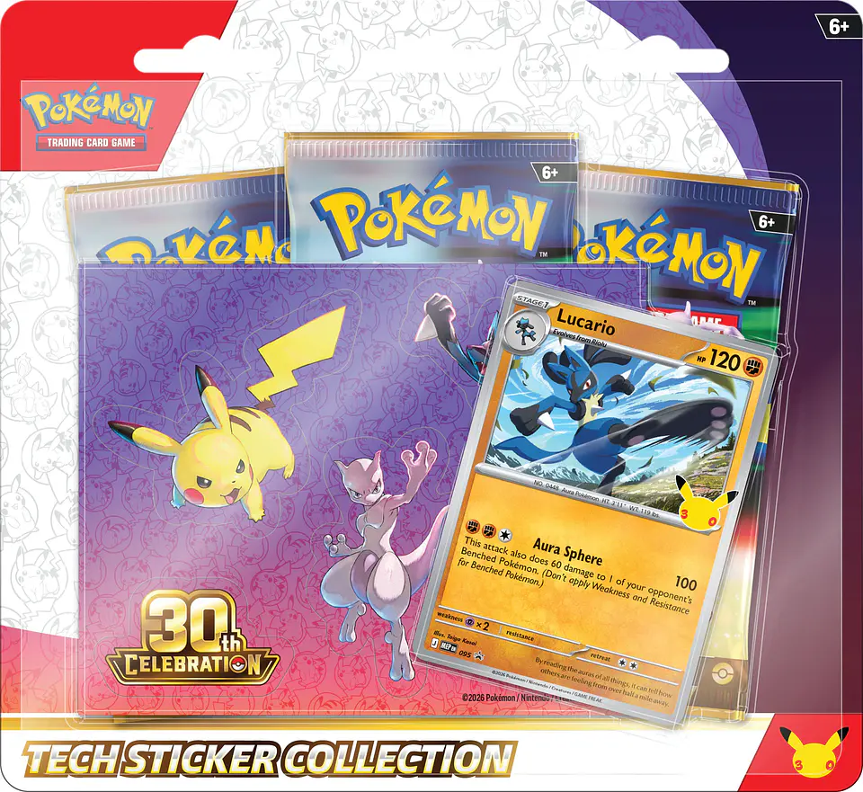 PREVENTA - 30th Celebration - Tech Sticker - Ingles  1