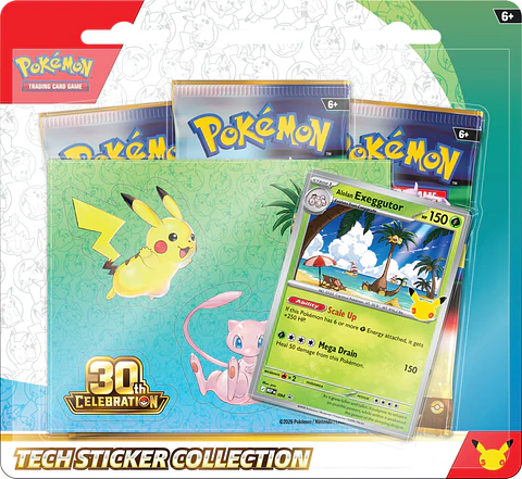 PREVENTA - 30th Celebration - Tech Sticker - Ingles 