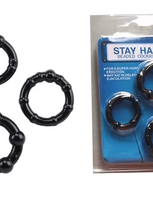 Pack 3 anillos de silicona