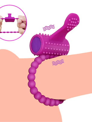 Anillo vibrador con lengüeta